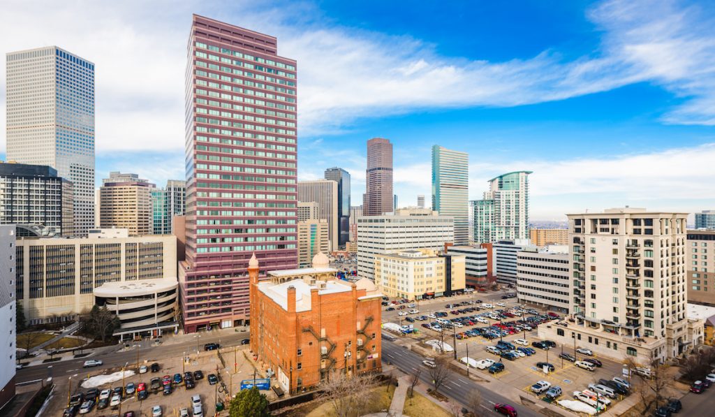 Denver, Colorado, USA downtown cityscape 