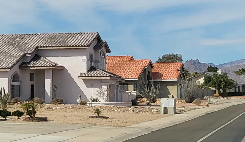 Houses and Neighborhoods! Desert Architecture Home with Xeriscape Landscape!