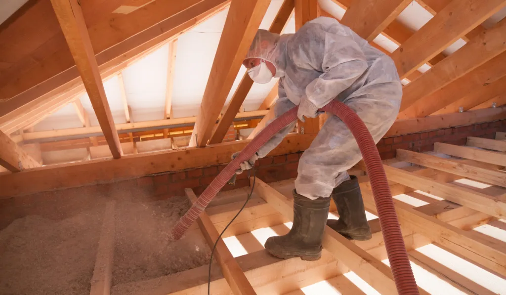  Insulation of the attic or floor in the house