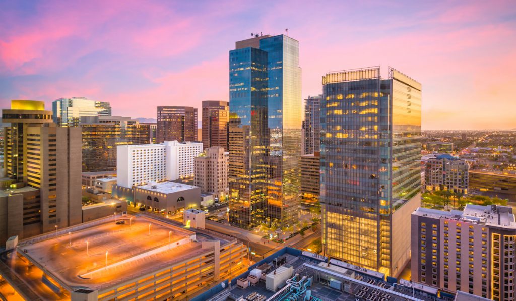 Phoenix, Arizona, USA Cityscape 