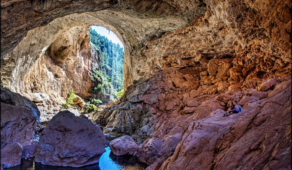 Tonto Natural Bridge in Arizona