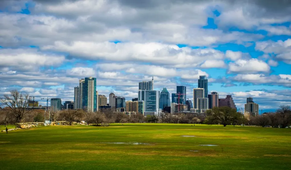 Zilker park in austin texas