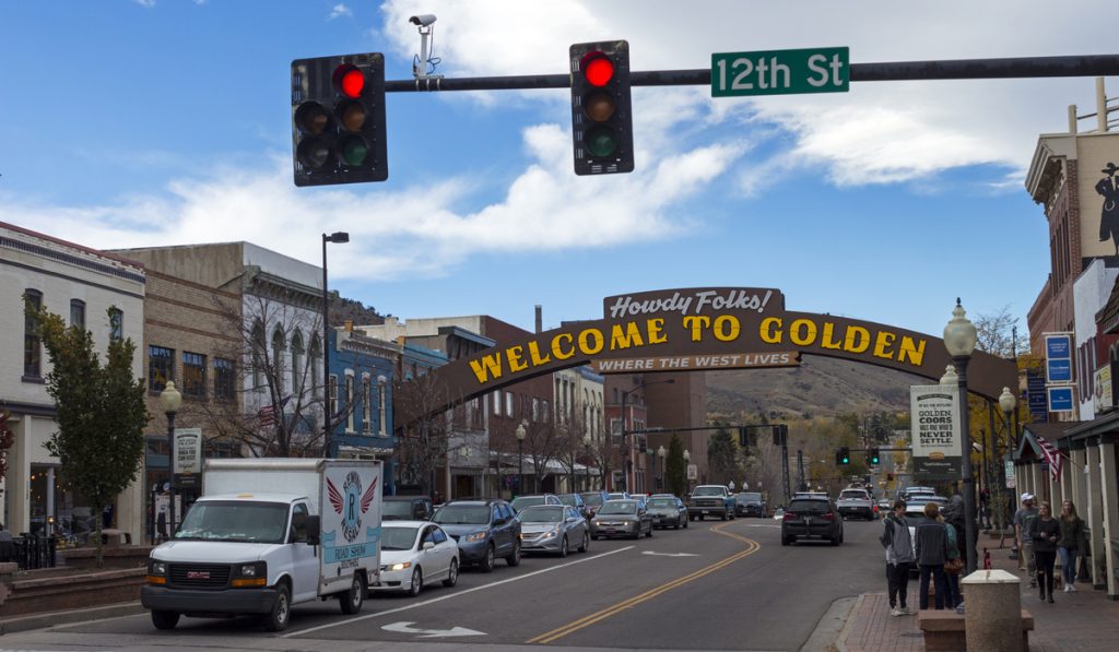golden colorado usa street