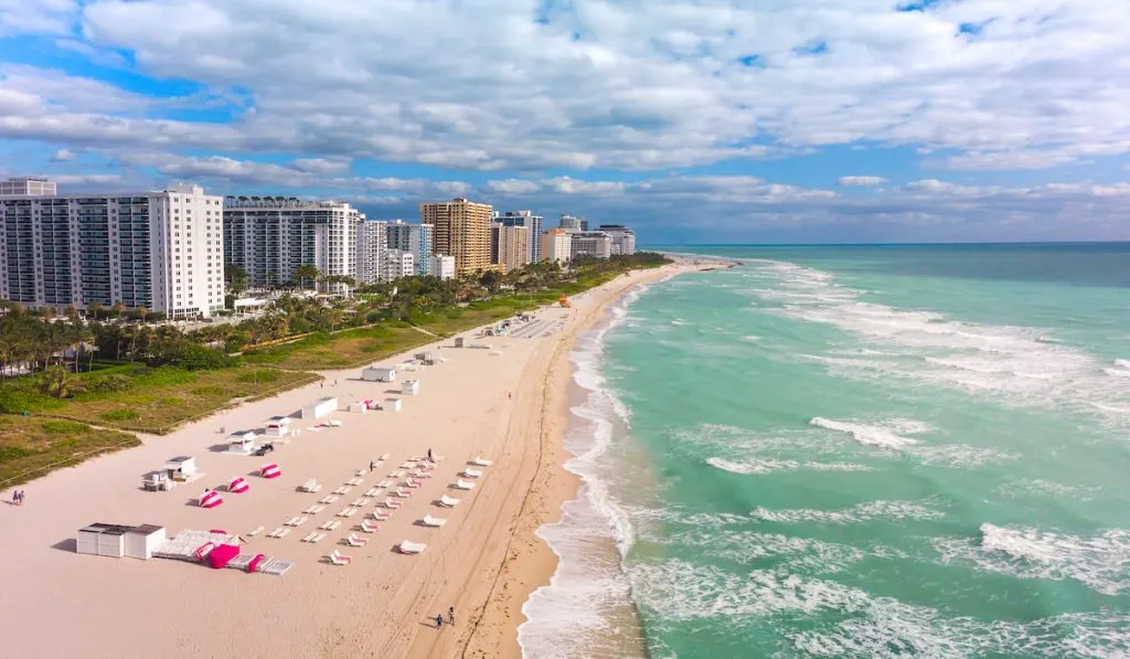Aerial View of South Beach, Miami, Florida
