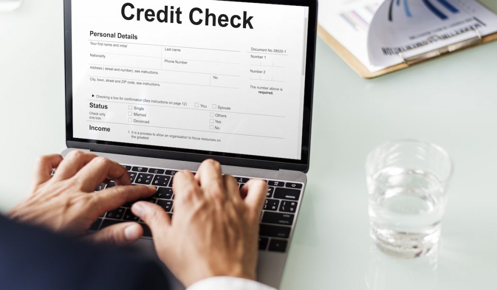 Credit Check Financial Banking Concept