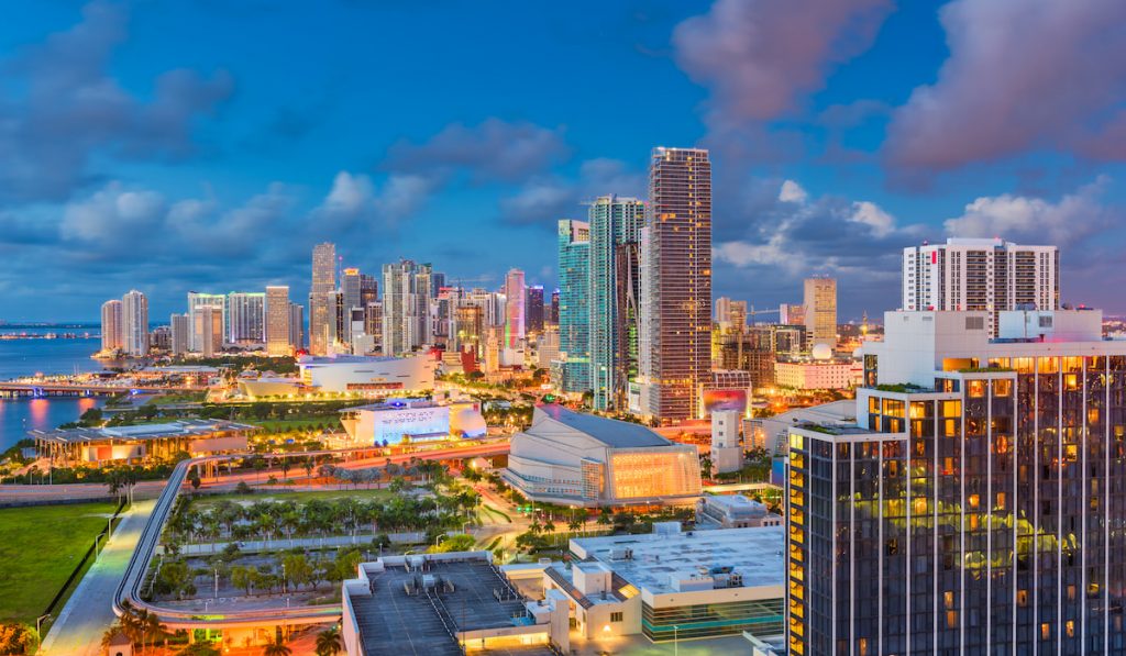 Miami, Florida, USA Skyline 