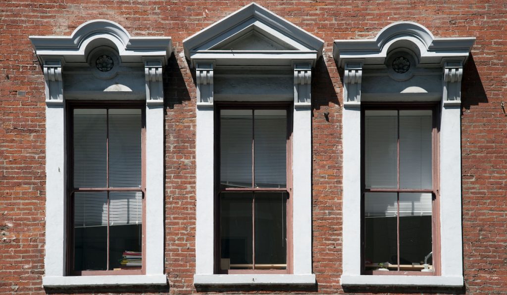 Victorian style windows in Victoria
